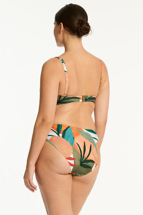 Sea Level Tropaluxe Cross Front Multifit Bra